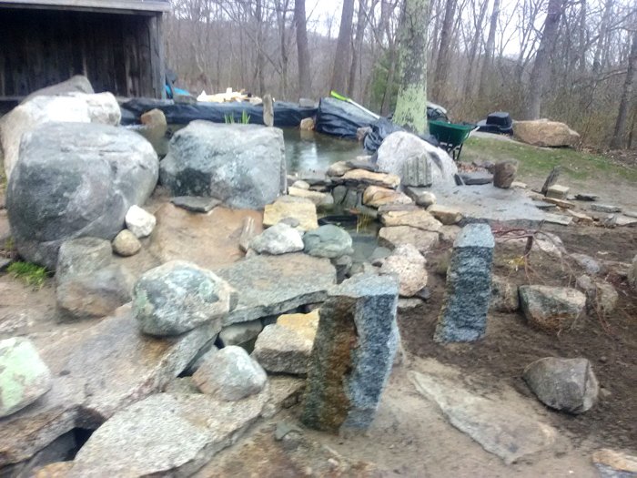 we do a lot with hardscaping.
